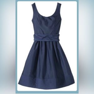 Tevolio Blue Taffeta Dress Size 8